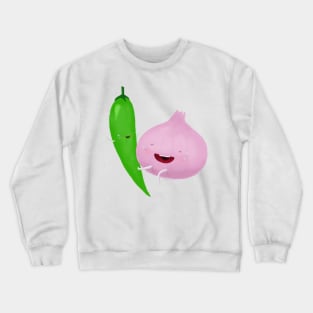 Friends: Mr Chile and Ms Onion Crewneck Sweatshirt